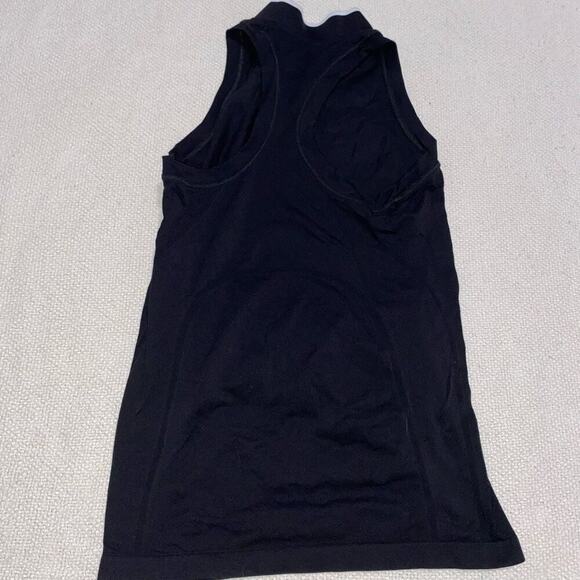 Athleta Black Tank Top with Zip Front Golf Shirt | Sz XS - Picture 3 of 4